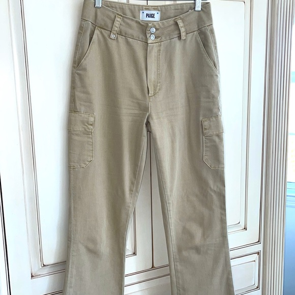 Paige Dion High-Rise Wide- Leg Cargo Jeans - Picture 7 of 7